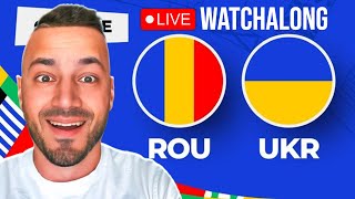 ROMANIA vs UKRAINE EURO 2024 LIVE WATCHALONG [upl. by Nodnahs]