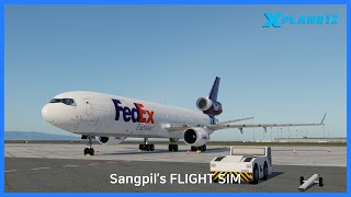 XPLANE12VATSIM 한때 이녀석도 참담했었으니깐 TFDI도 애처럼 좋은 기체가 될겁니다 Rotate MD11 RJBBRKSI [upl. by Pollard]