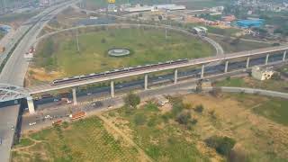 Meerut Delhi Rapid train metro train live [upl. by Castro]