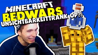 UNSICHTBARKEITSTRANK ÜBERTRIEBEN STARK ✪ Minecraft Bedwars Woche Tag 93 mit Smurf [upl. by Gabrila752]