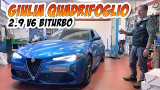 GIULIA QUADRIFOGLIO 29 v6 biturbo  ORGOGLIO ITALIANO per un MOTORE PAZZESCO car tuning 2024 [upl. by Aneleiram144]