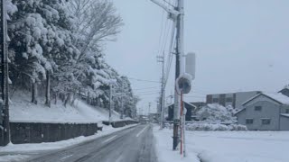 TOYAMA SNOW 富山市の大雪日 [upl. by Ayote]