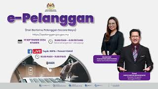 FB LIVE EPELANGGAN JPA  TOPIK SSPA – PENCEN KEKAL  19 SEPTEMBER 2024 KHAMIS  1000 PAGI [upl. by Anelhtac685]