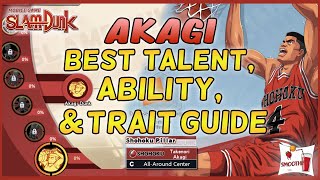 Best Talent Ability amp Trait Guide for Takenori Akagi  Slam Dunk Mobile [upl. by Aniara328]