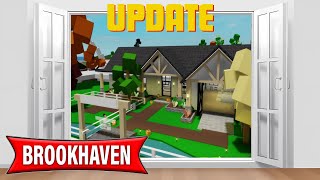 UPDATE NOWY DOM w BROOKHAVEN 🏡 RP [upl. by Pliam]