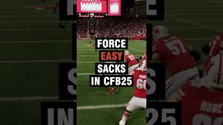 Use This Defensive Tip to Get EASY Sacks In College Football 25 [upl. by Yam416]