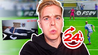 MEZELF 24 UUR OPSLUITEN EN ALLEEN MAAR FIFA SPELEN [upl. by Saideman]