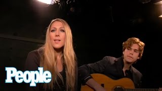 Colbie Caillat Performs Her Song Brighter Than the Sun  People [upl. by Nahtan312]