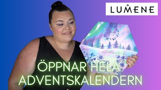 ÖPPNAR LUMENE ADVENTSKALENDER 2024 [upl. by Dodge]