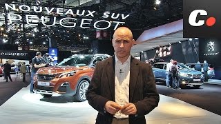 Peugeot 3008  5008 SUV 2017  Salón de París 2016  Mondial de lAutomobile  cochesnet [upl. by Enirual]