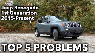 Top 5 Problems Jeep Renegade 1st Generation 2015Present [upl. by Adelheid]