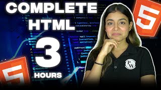 Learn Complete HTML In One Shot  Beginner To Pro  Full Stack Web Developer Course 202324 [upl. by Camile371]