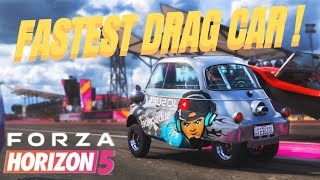 Forza Horizon 5  BMW ISETTA 300 EXPORT Drag Build And Tune [upl. by Airtemed722]