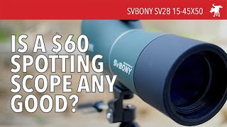 SVBony SV28 1545x50 Spotting Scope Review [upl. by Vod]