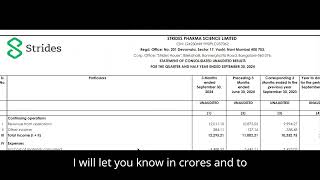 Strides Pharma Results  Strides Pharma  Strides Pharma Share News  Strides Pharma Q2 Results [upl. by Maison]