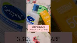 3 step skin care routine for dry skin🎀🌸🌹 dosubscribeformore skincareroutine skincare [upl. by Sldney741]