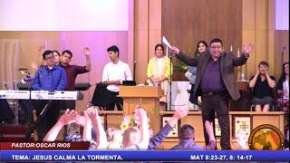 Pastor Oscar Rios Tema Jesus Calma la Tormenta [upl. by Adala783]