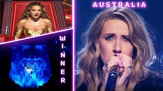 INCREDIBLE  The Voice Australia WINNER 2023  Tarryn Stokes ALL Performances [upl. by Ecirtaeb108]