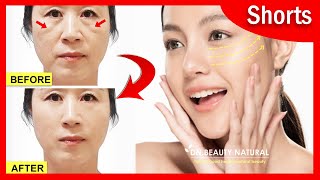 4 Massage How to get rid of mid cheek lines eliminate midcheek groove Shorts [upl. by Eehc]