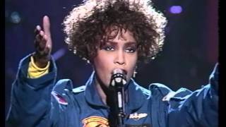 Whitney Houston Star Spangled Banner 1991 HBO Special [upl. by Arrehs]