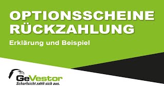 So wird die Rückzahlung von Optionsscheinen berechnet [upl. by Haisi]