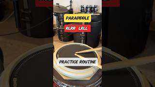 How to play a PARADIDDLE Practice Routine Paradiddle Pyramid drums [upl. by Jules]