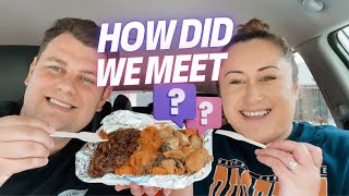 Samoan Food Mukbang amp How we met [upl. by Clite]