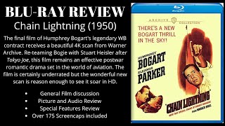 Chain Lightning 1950 Warner Archive Bluray Review [upl. by Aicelef]