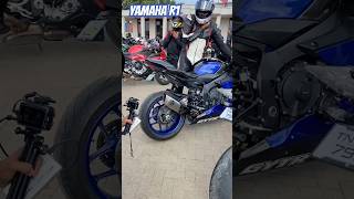 Yamaha R1💙〽️ Akrapovic exhaust shorts shortsfeed yamaha [upl. by Reinaldo130]