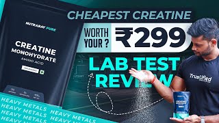 NUTRABAY CREATINE MONOHYDRATE LAB TESTED REVIEW BY TRUSTIFIED  review health gym [upl. by Mohandas549]