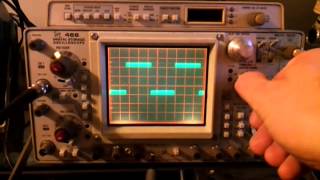 Tektronix 468 Startup [upl. by Ecirtaemed]