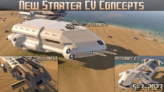 Empyrion Galactic Survival  New Starter CV Concepts [upl. by Laurita]