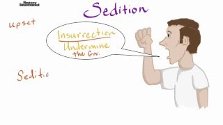 Sedition Definition for Kids [upl. by Issy]