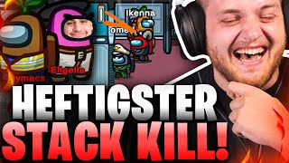 😂😱SCHNELLER als NINJA´s  Among Us Imposter mit EliasN97  MckyTV ist MIES sauer [upl. by Eesyak]