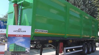 Öztreyler AKR 105 Scrap Carrier Damper Tipper SemiTrailer 2022 Exterior and Interior [upl. by Encratis]