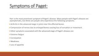 Paget’s disease symptoms causes and management [upl. by Mar]