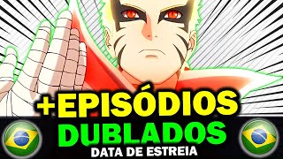 Novos Episódios de Boruto Dublado na Netflix [upl. by Iorgo]