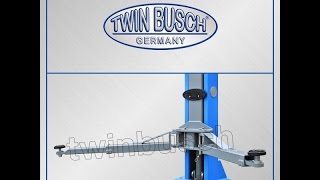 Twin Busch 9000 Lb 2 Post Auto Car Truck Lift [upl. by Aerdna]