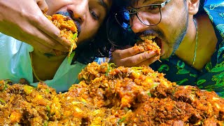 5kg 😱 traditional kappa biriyani  cooking and eating with family ❤️ [upl. by Nailimixam]