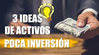 COMO CREAR ACTIVOS CON POCA INVERSIÓN [upl. by Nylidnam180]