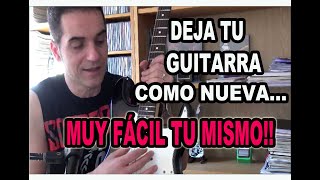 COMO MEJORAR TU GUITARRA CON AJUSTES MUY FÁCILES sonidocomodidadafinación etcEN 10 MINS [upl. by Odraleba571]