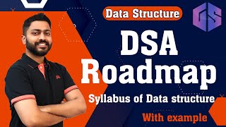 Lec1 Roadmap 🛣️ of DSA  Syllabus of Data structure  Data Structure for Beginners [upl. by Hallagan]