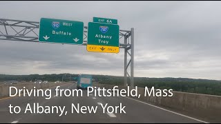 Interstate drive Pittsfield Massachusetts to Albany New York [upl. by Marrilee]