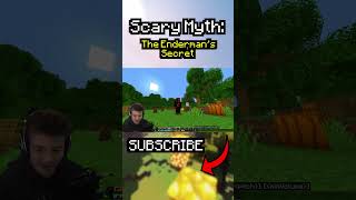 THE ENDERMANS SECRET minecraft scary scaryminecraftmyths [upl. by Aynna]