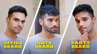 4 Beard Styles With Gillette Fusion 5 Razor  Shaving Tutorial  BeYourBest Grooming by San Kalra [upl. by Evreh]