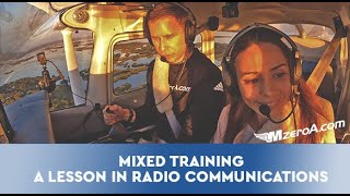 A Lesson In Radio Communications  MzeroA Flight Training [upl. by Nagoh]