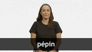 How to pronounce PÉPIN in French [upl. by Knorring]