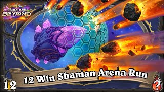 Rocks Rocks 12 Win Shaman Hearthstone Arena Run [upl. by Kling]