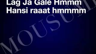 LAG JA GALE WITH LYRICS  LATA MANGESHKAR [upl. by Koziarz633]