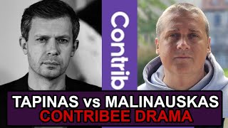 Malinauskas vs Tapinas CONTRIBEE DRAMA  Karalius Reaguoja [upl. by Hettie578]